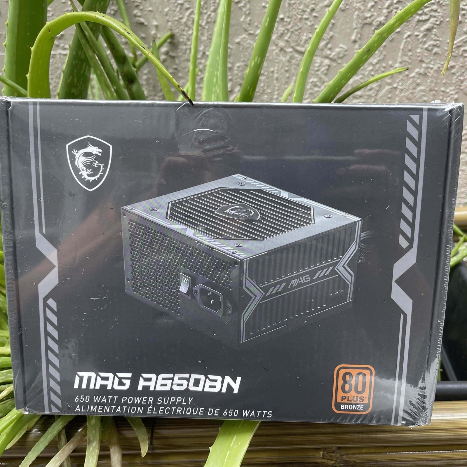 MSI MAG A650BN 650W 80Plus Bronze ATX Gaming Power Supply New Sealed