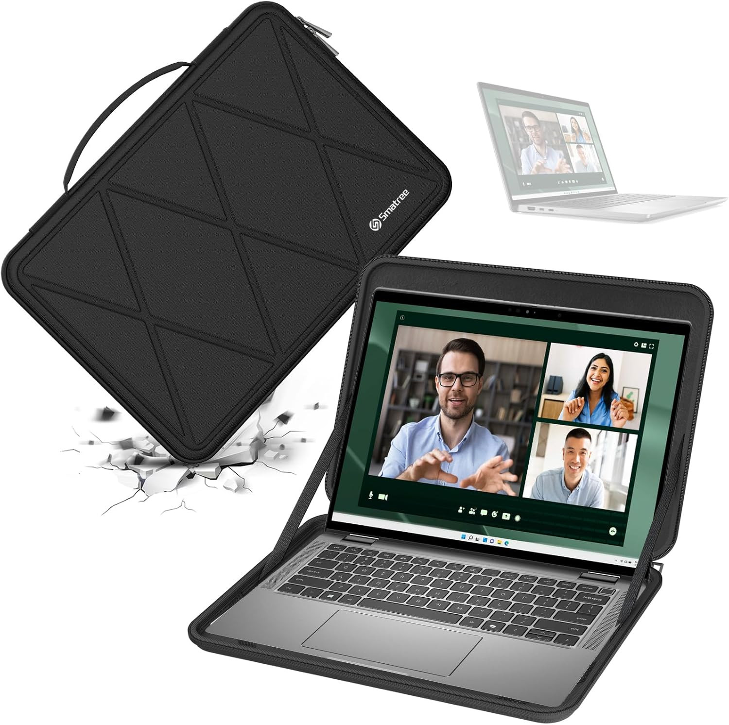 Smatree Hard EVA Protective Sleeve for 13 Inch DELL Latitude 7350/7320