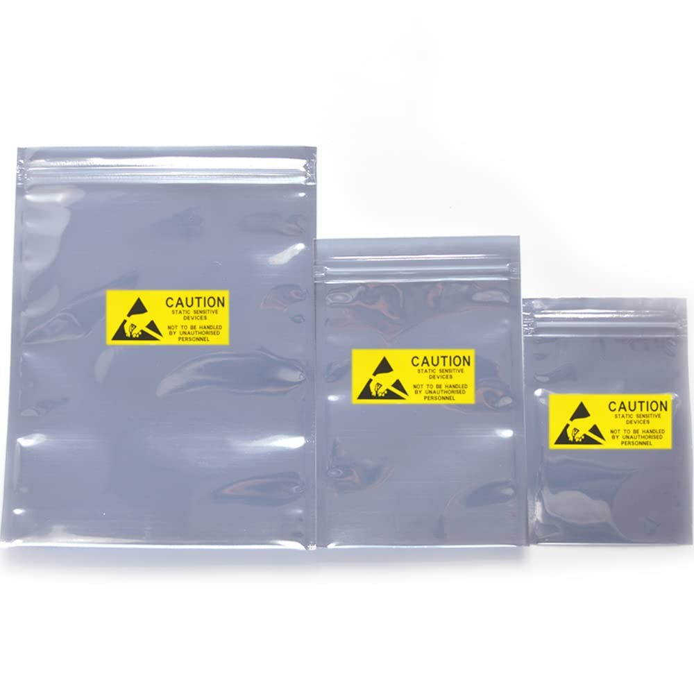 Anti Static Bags,30pcs Small Antistatic Resealable ESD Bag for 3.5 Hard Drive