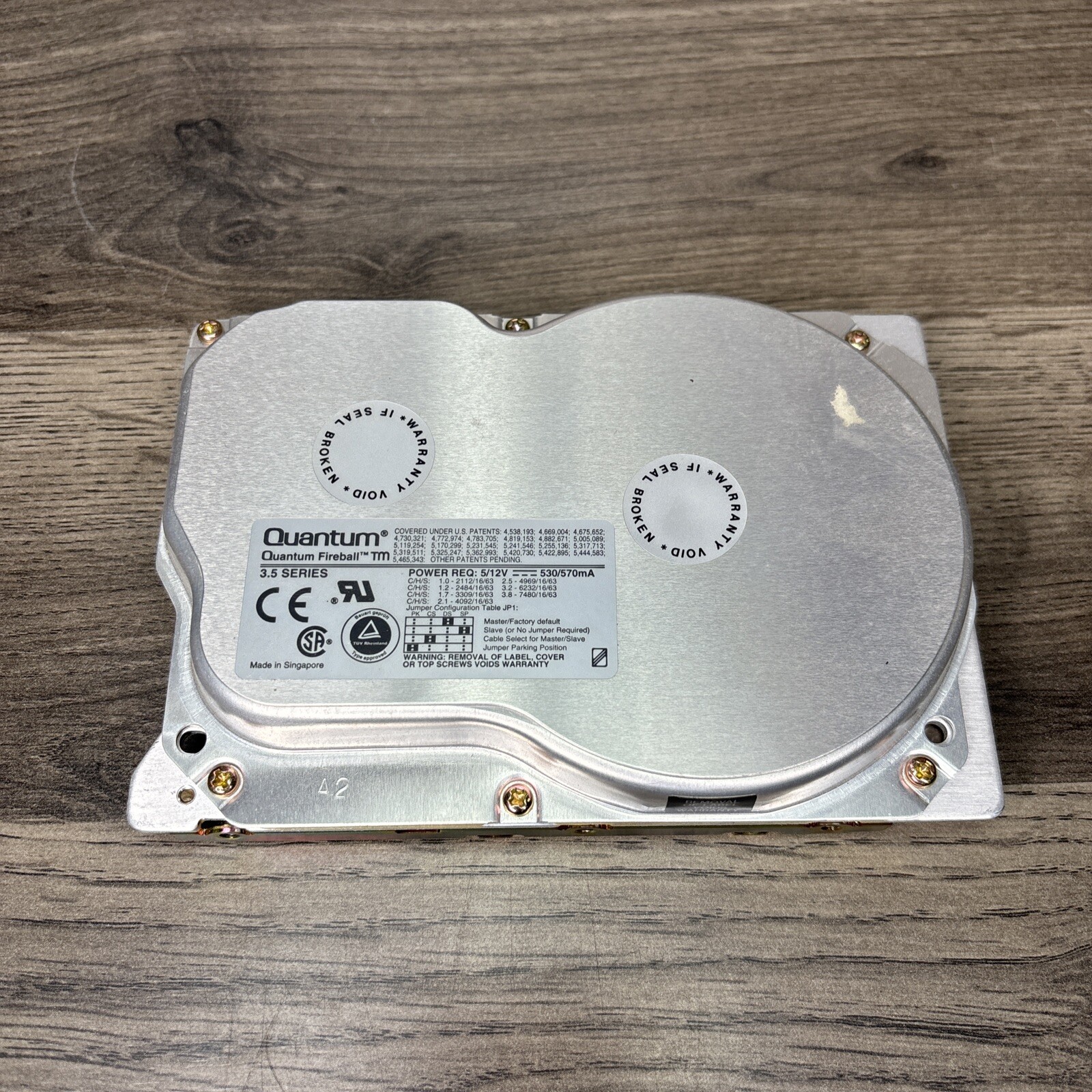 Quantum Fireball TM 3.5 Series Hard Drive Untested