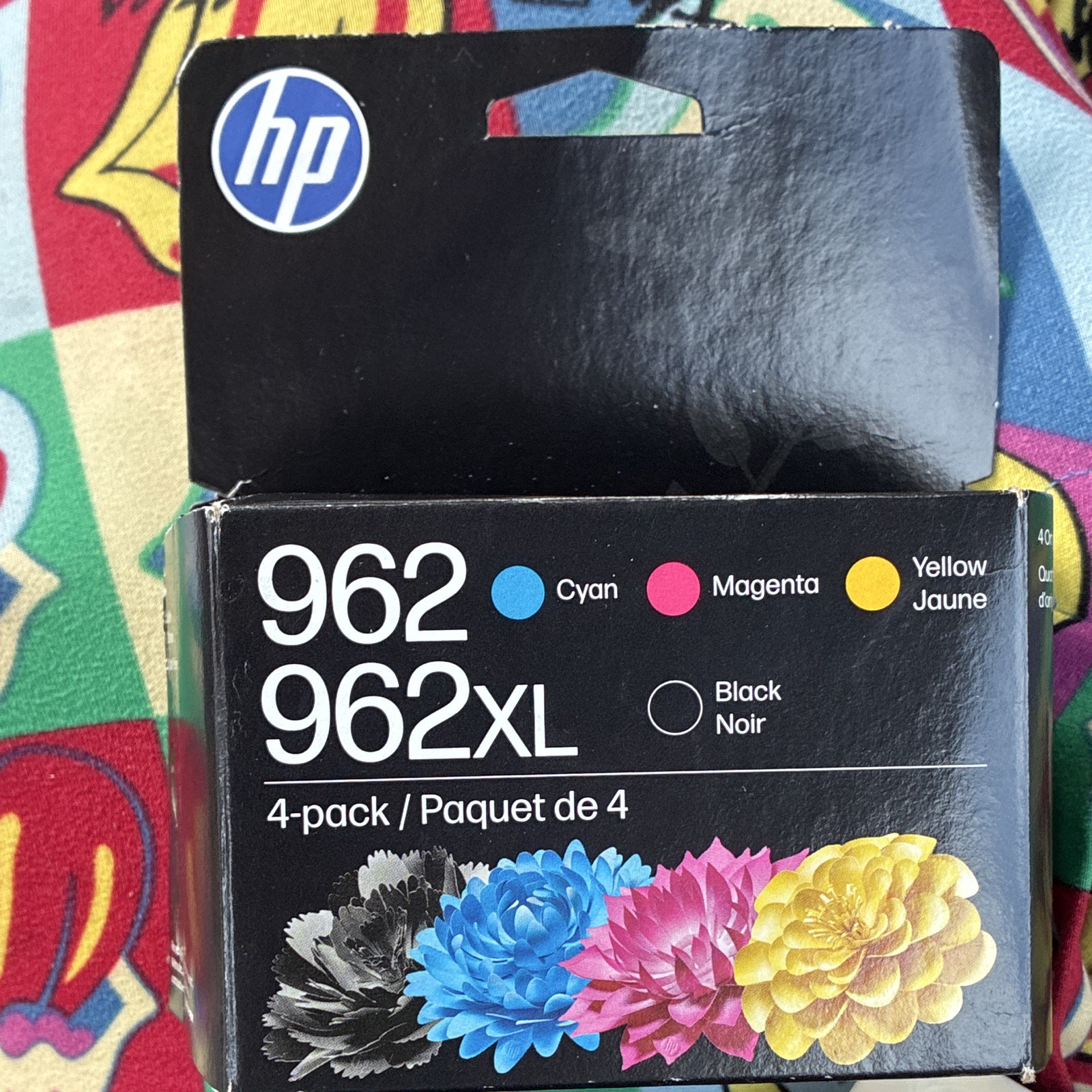 HP 962/962xl OEM Cartridges Black, Cyan, Magenta, Yellow Pack of 4 Exp May 2028