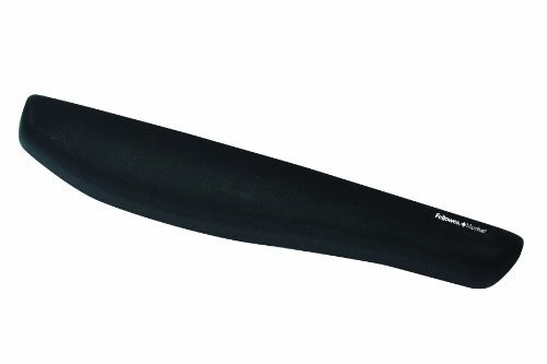 Fellowes 9252101 PlushTouch Wrist Rest FoamFusion Black 1" x 18.1"