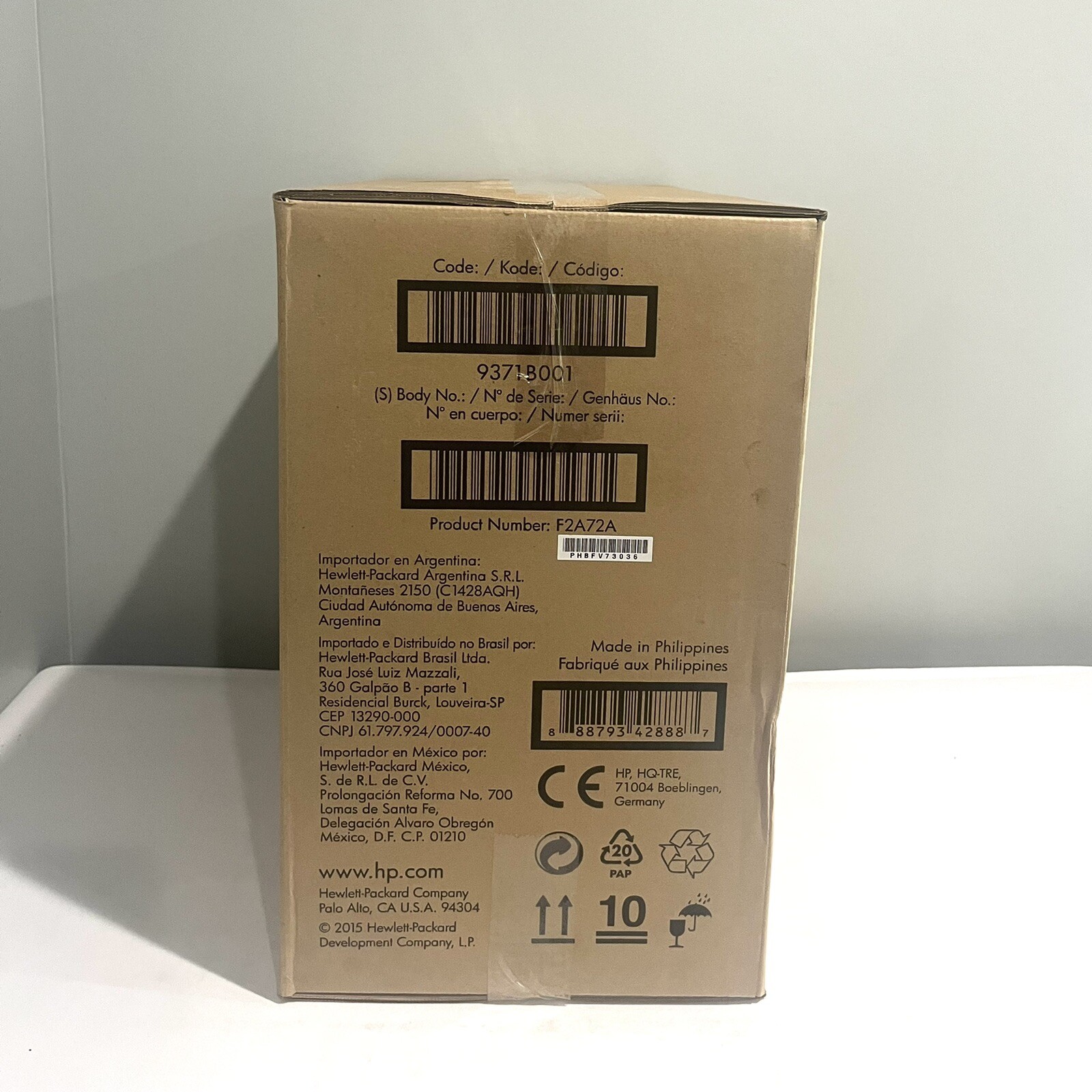 HP F2A72A 500 Sheet Feeder Tray Genuine For HP LASERJET M501 M506 M527 NEW
