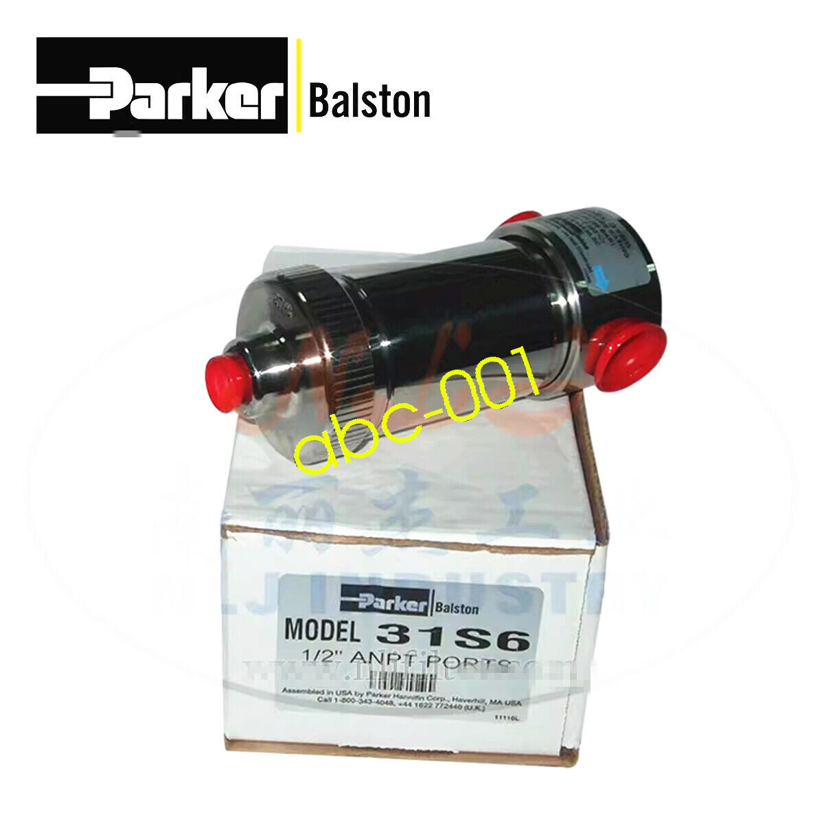 1pcs Parker Balston 31S6 Filter Housing DHL/FedEx