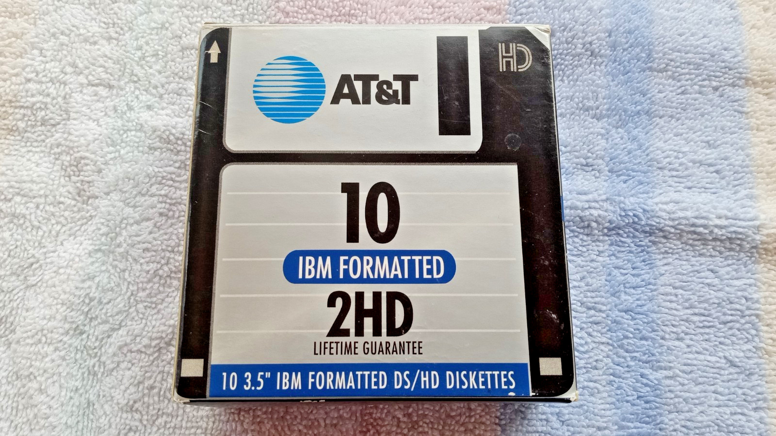 FLOPPY DISKS 10 PACK AT&T IBM FORMATTED FROM STORAGE VTG TECH ENTHUSIASTS apple