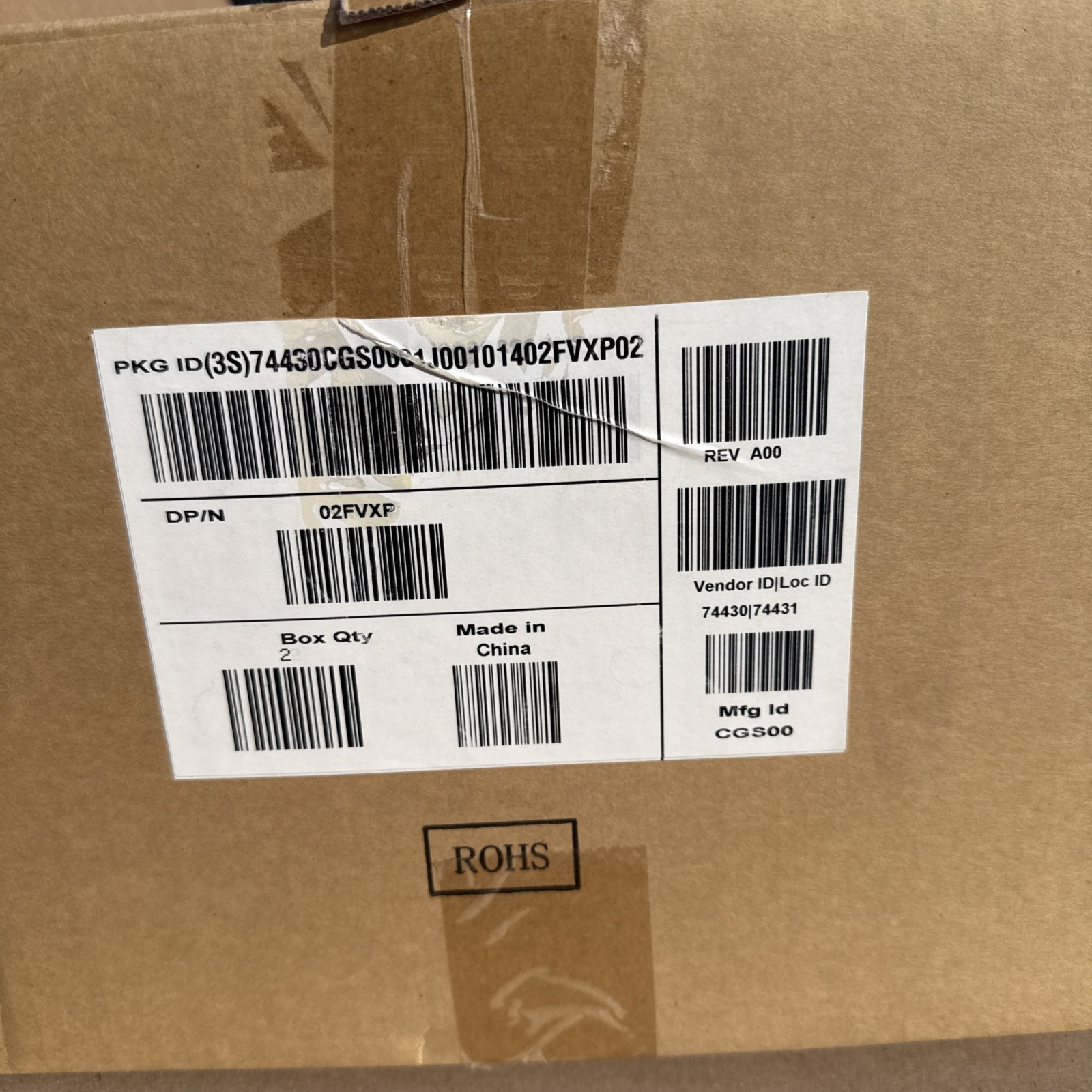 GENUINE DELL OPTIPLEX 7440 7450 AIO BASE STAND MOUNT 2FVXP 02FVXP (LOT of 2)