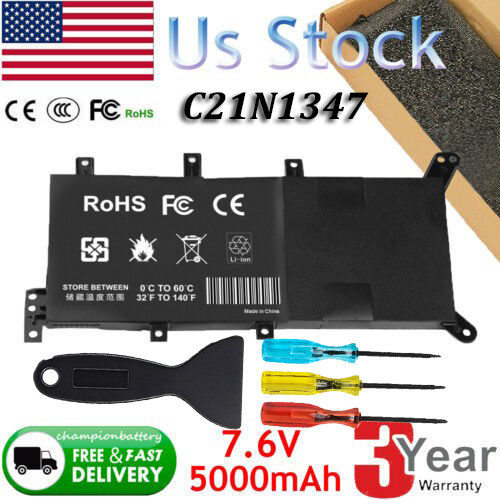 C21N1347 Battery For ASUS X555 X555LA X555LD A555L F554 F554L F555 F555L F555U