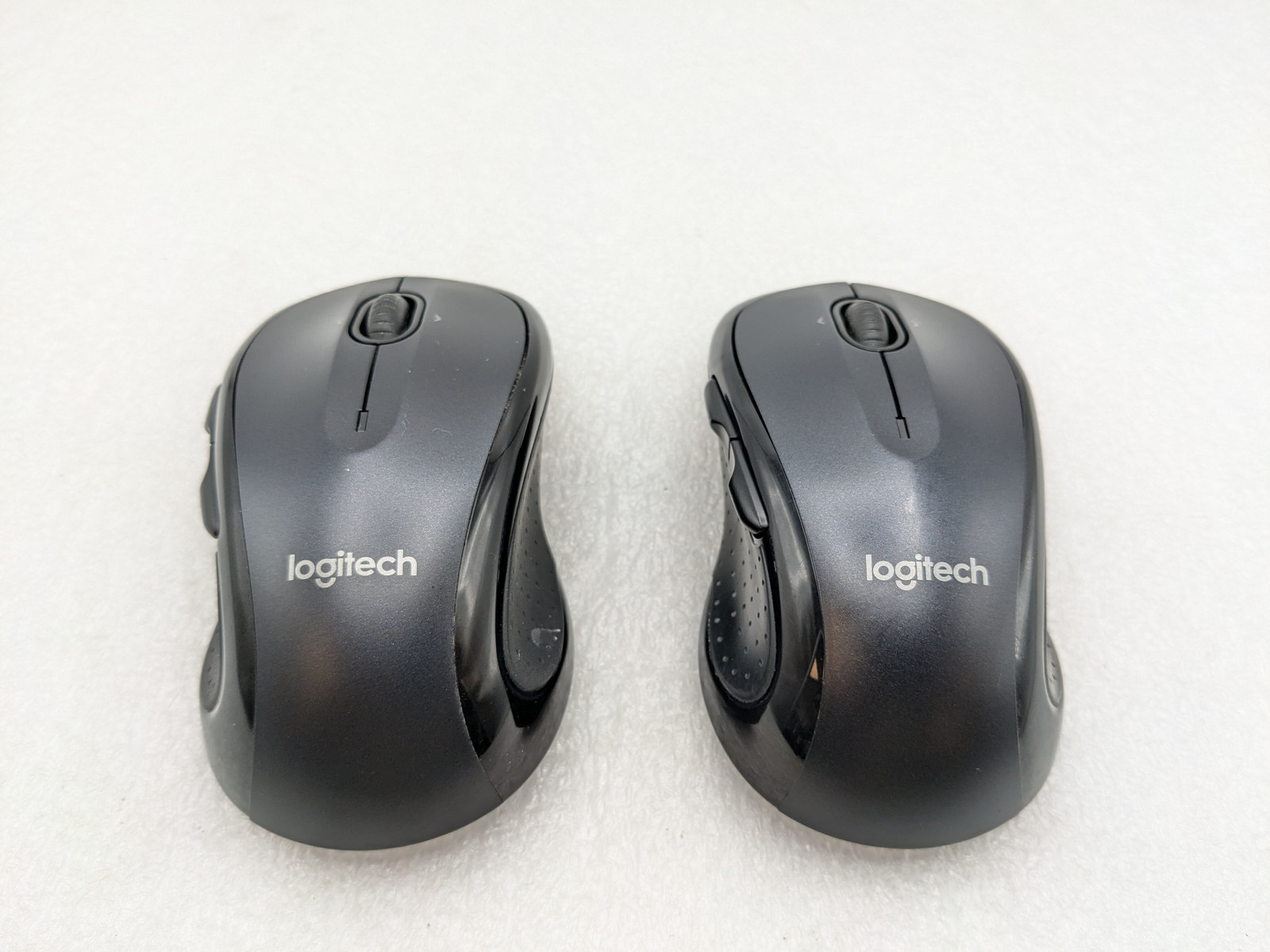 Lot of 2 Logitech M510 Wireless Laser Mouse - NO Receiver - Black 
