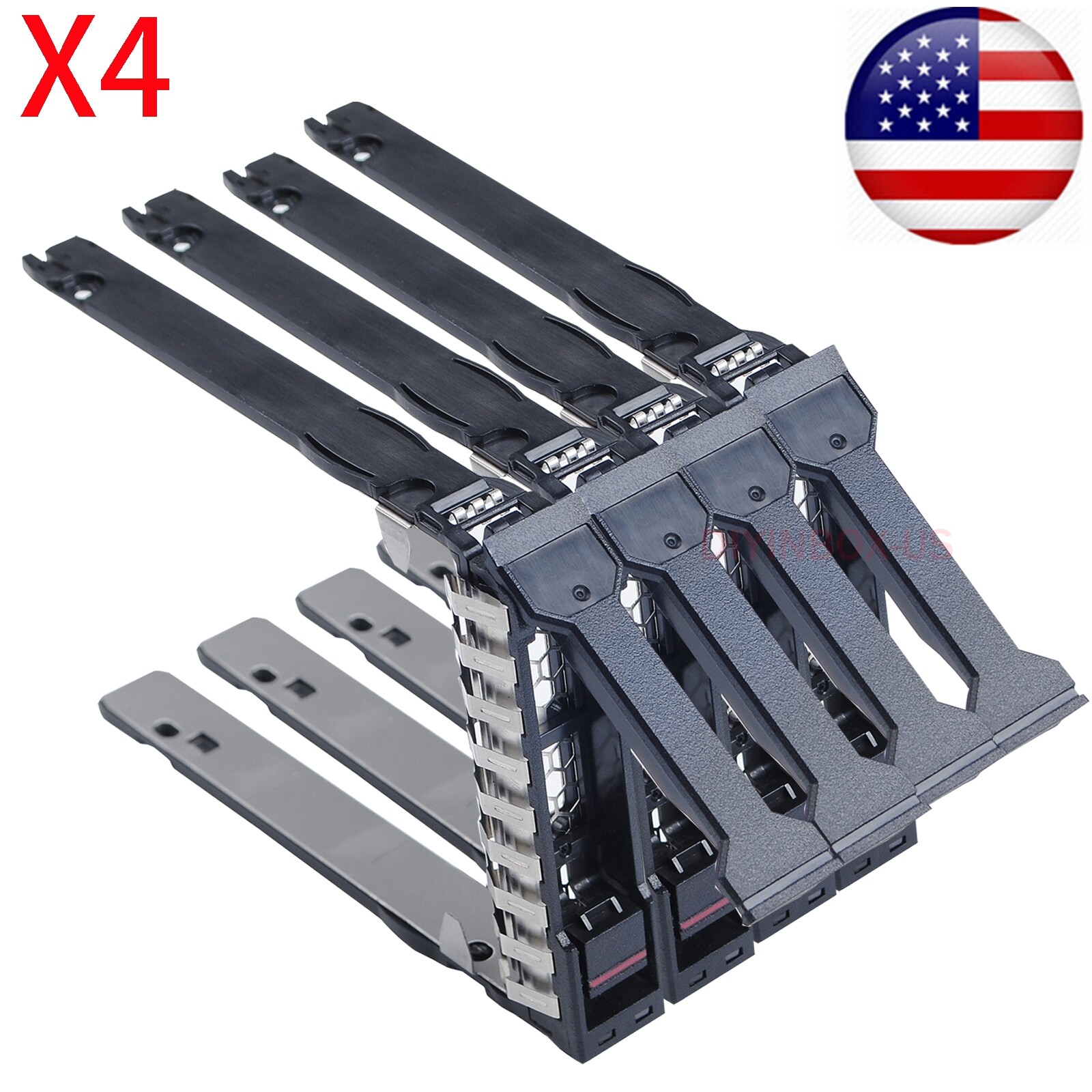 4-pcs New HPE 2.5" HDD Driev Tray / Basic Caddy Gen10 Plus P22892-001 US Ship