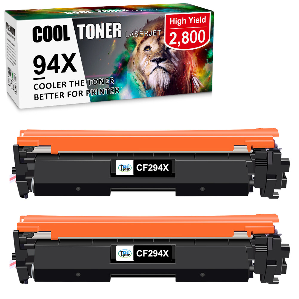2PK CF294X 94X Toner Compatible With HP LaserJet Pro M118dw M148dw MFP M149fdw
