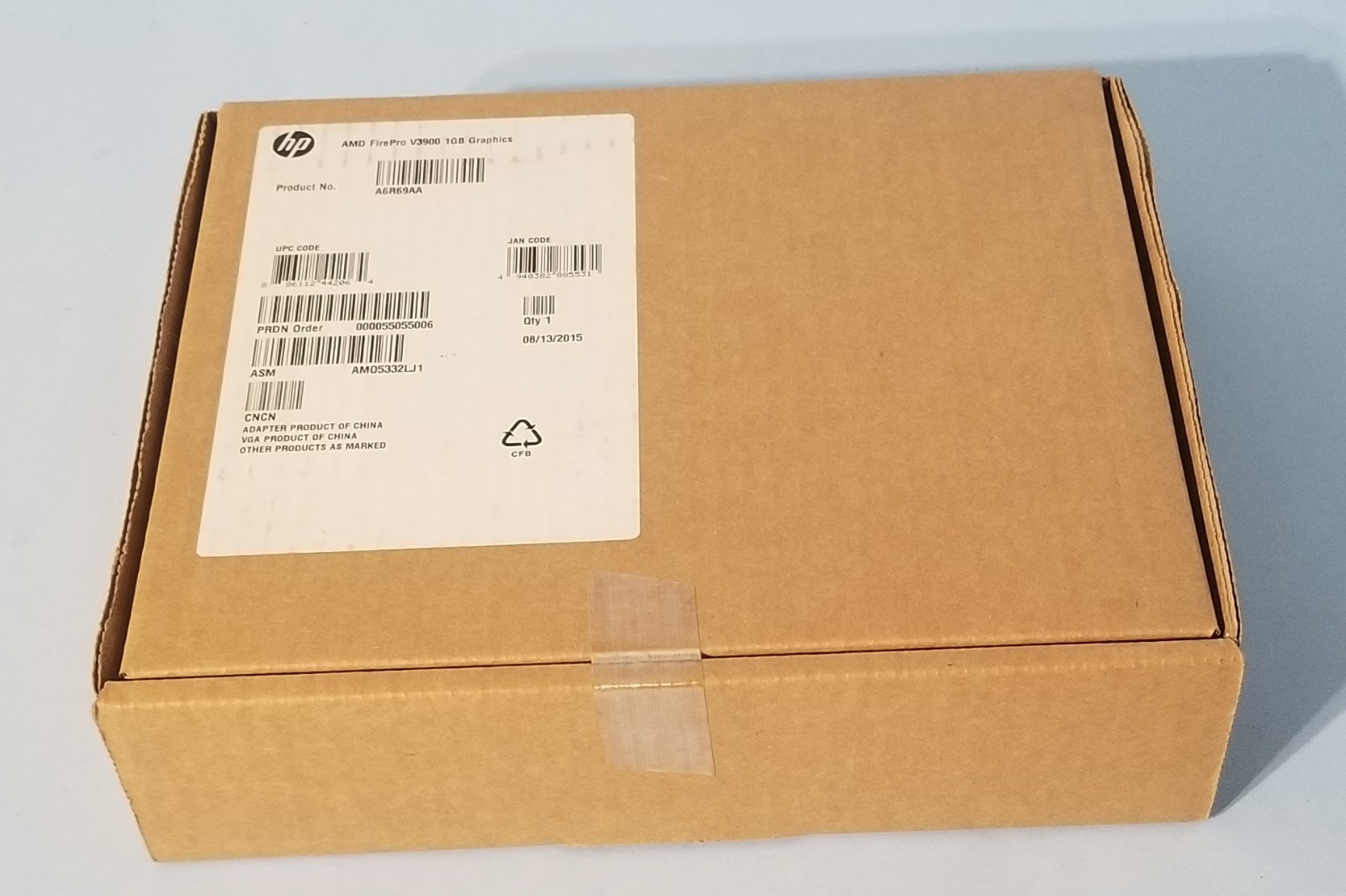 HP AMD ATI FirePro V3900 1GB DDR3 Video Card PCI-E new sealed