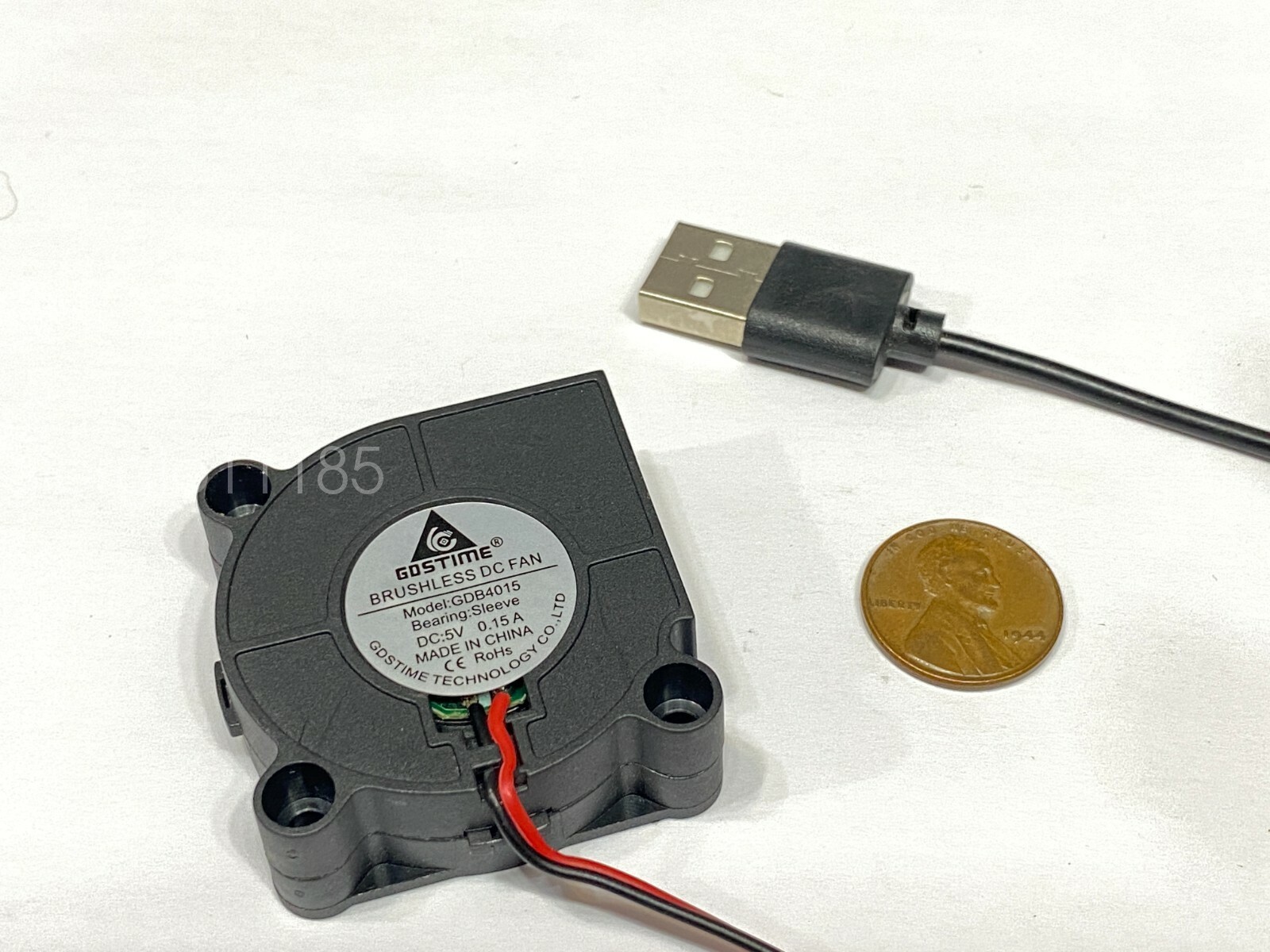 USB 5V Brushless 4015 Cooling Fan Blower 2pin 40mm x 15mm 4cm