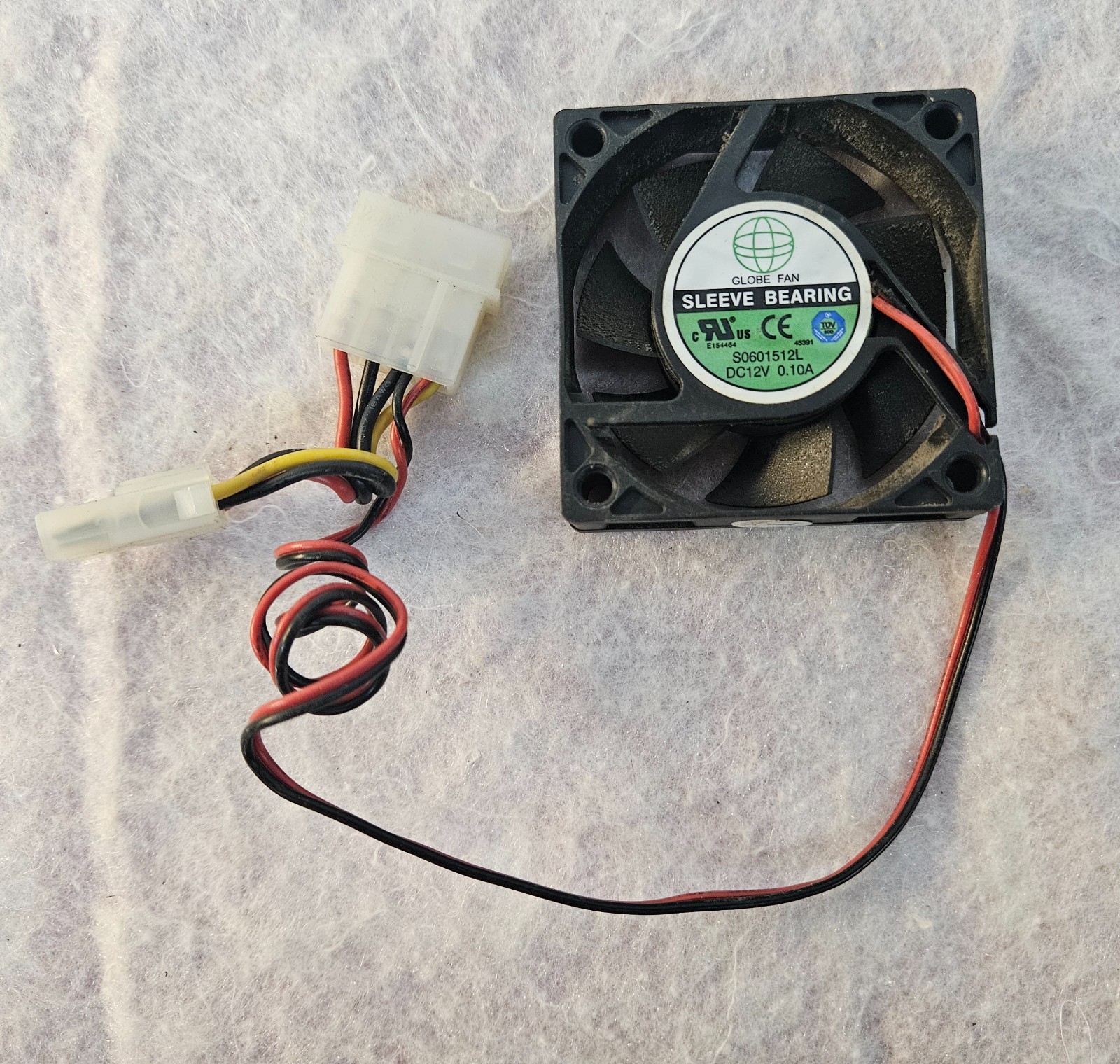 GLOBE FAN S0601512L 12V 0.10A 4Pin Cooling Fan 2.25"