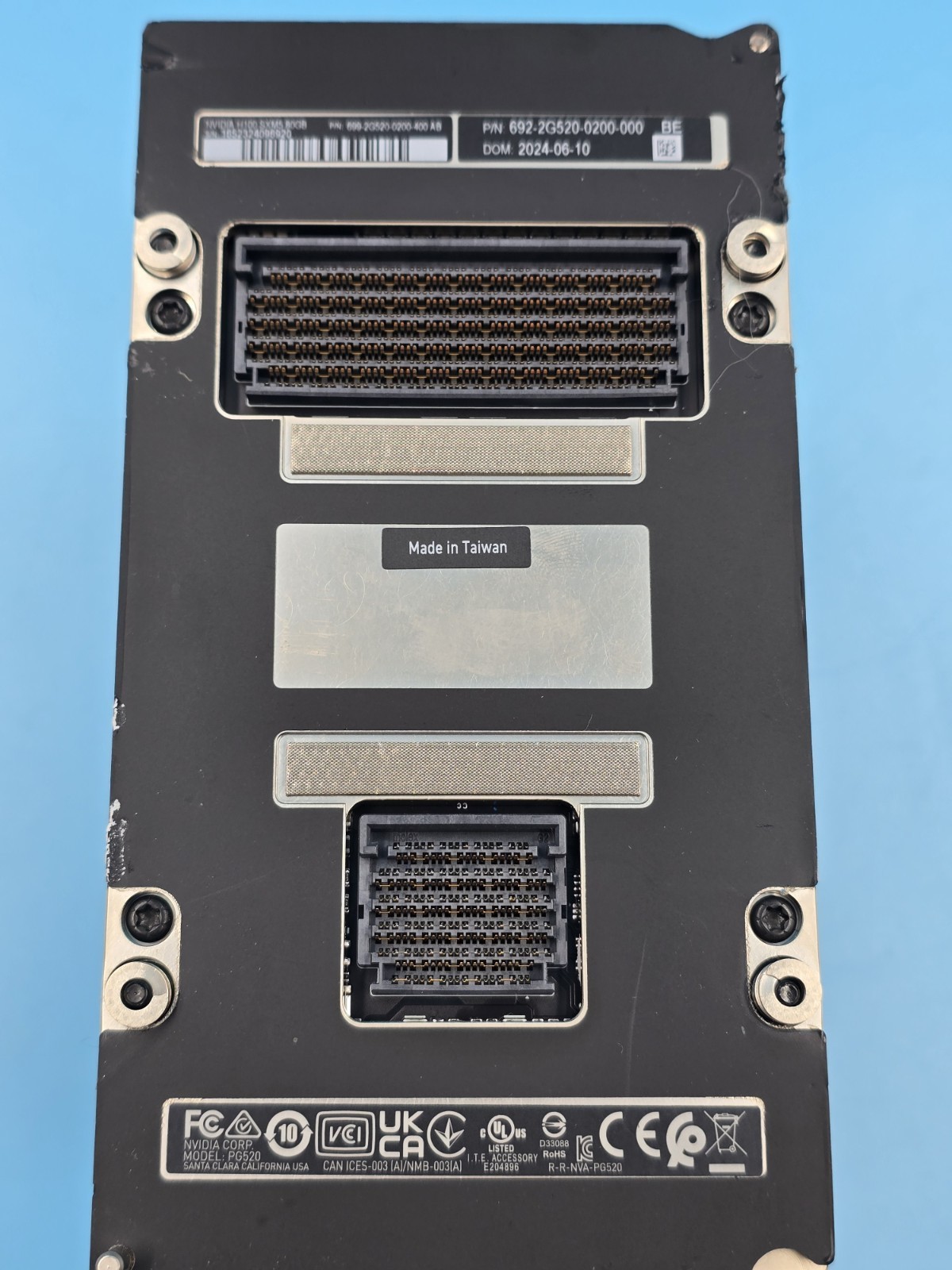 NVIDIA H100 SXM5 HBM3 80GB AI Accelerator. Tested Working.