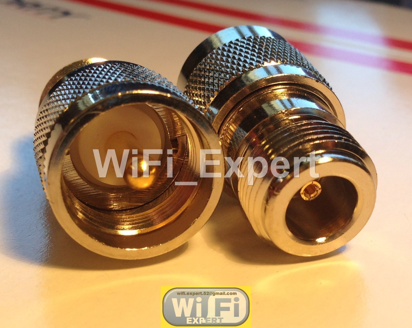 4 Pack UHF PL259 Male Plug to N Type Female RF Connector Adapter USA