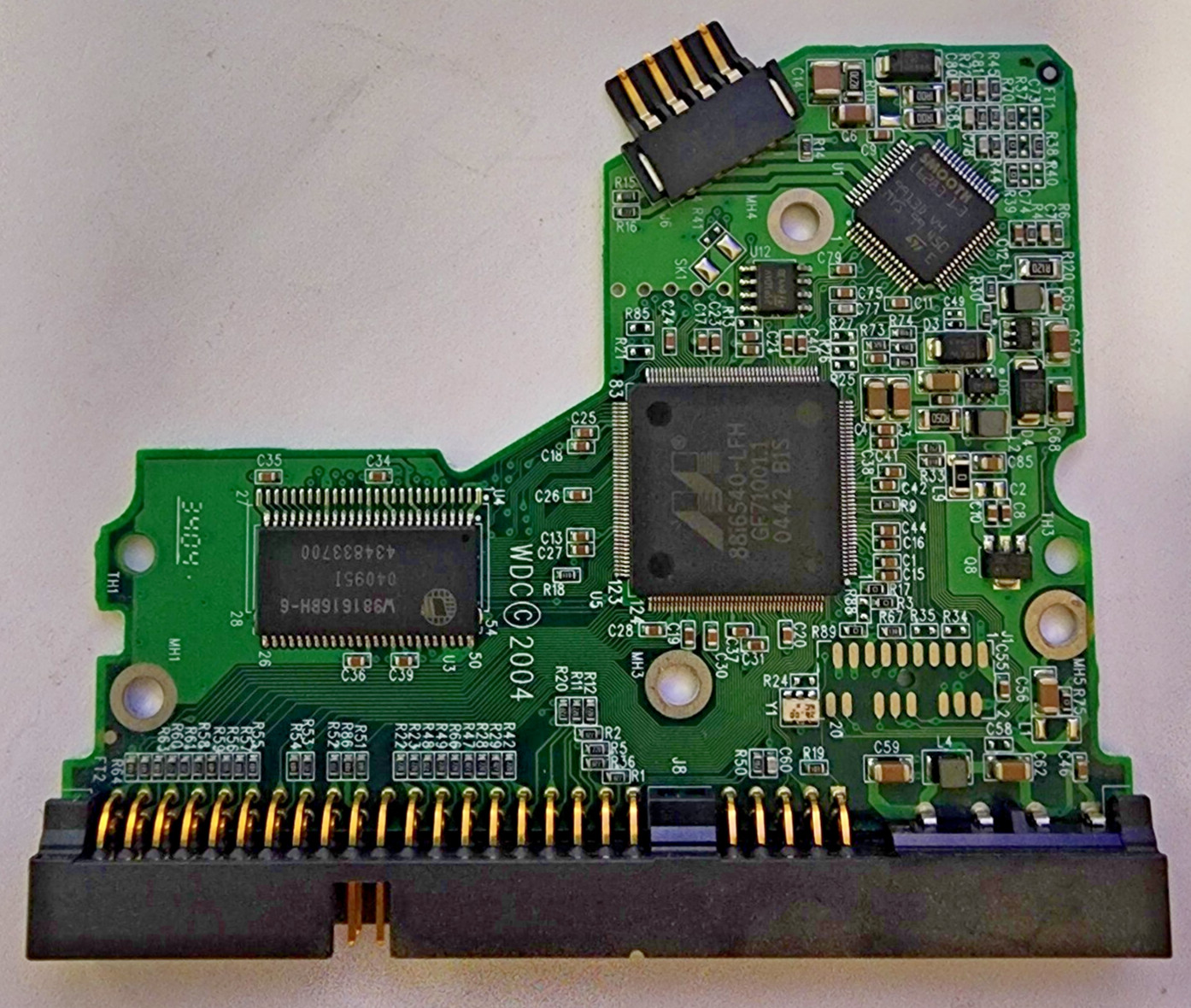 Western Digital WD400 40GB IDE HDD PCB – WD400BB-22JHA0 – Tested – PCB w/ ROM