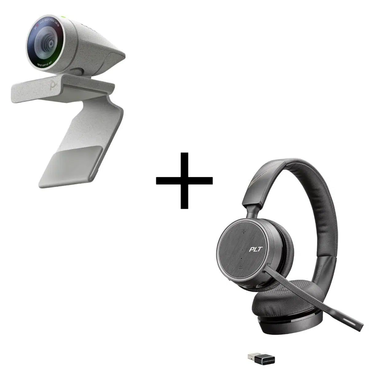 Poly Studio P5 Webcam with Voyager 4220 UC Headset Kit P/N: 2200-87140-025