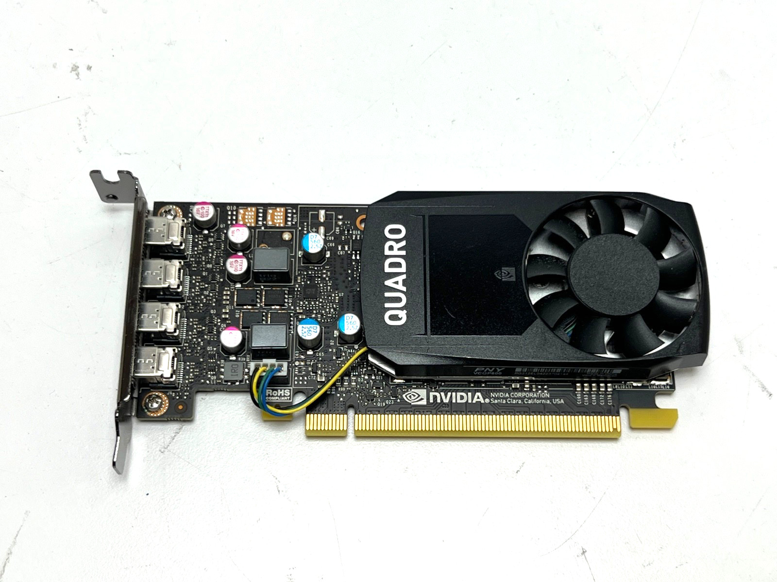 PNY NVIDIA Quadro P600 Low Profile 2GB GDDR5 GPU | READ