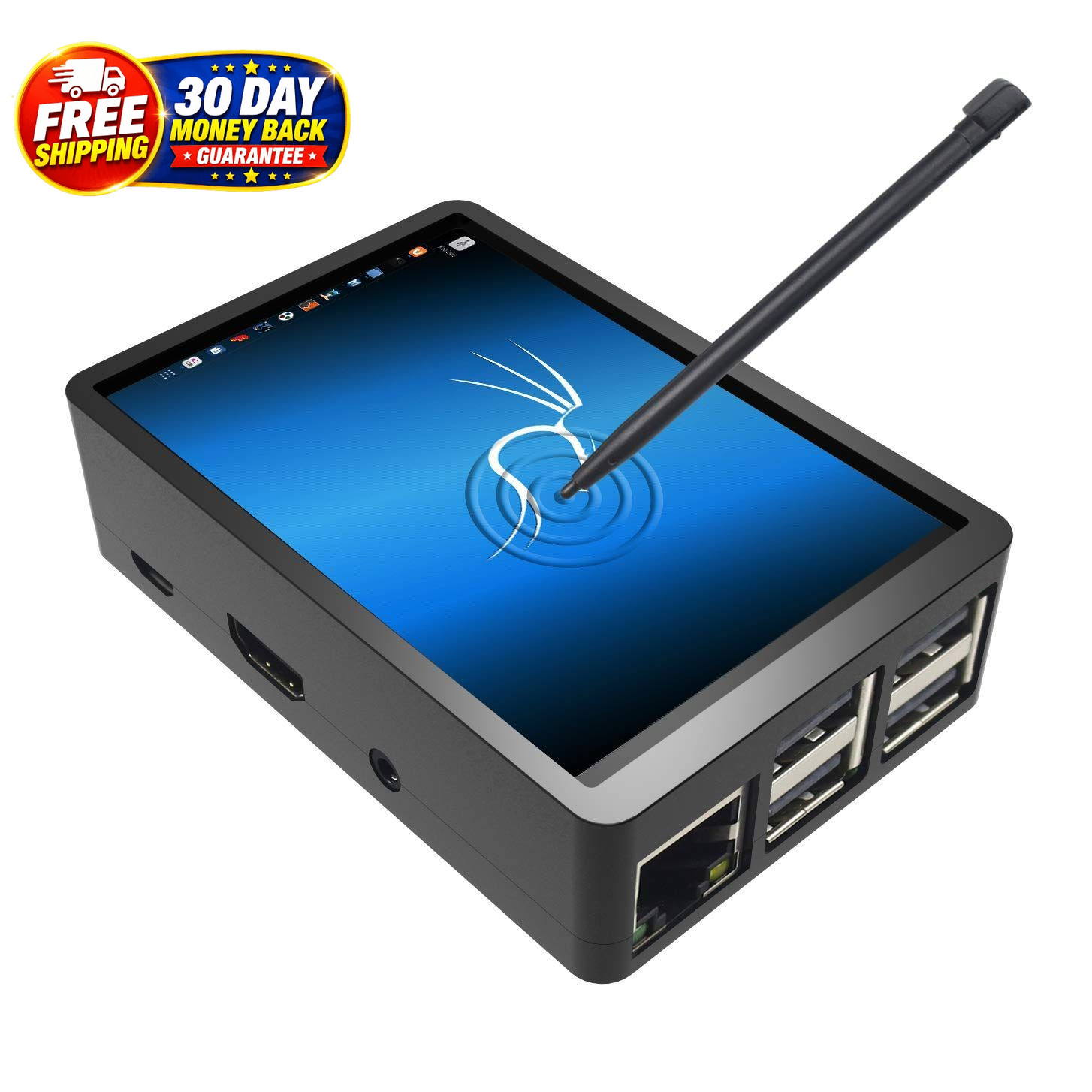 for Raspberry Pi 3 B+ 3.5 inch Touch Screen with Case, 320x480 Pixel Monitor TFT