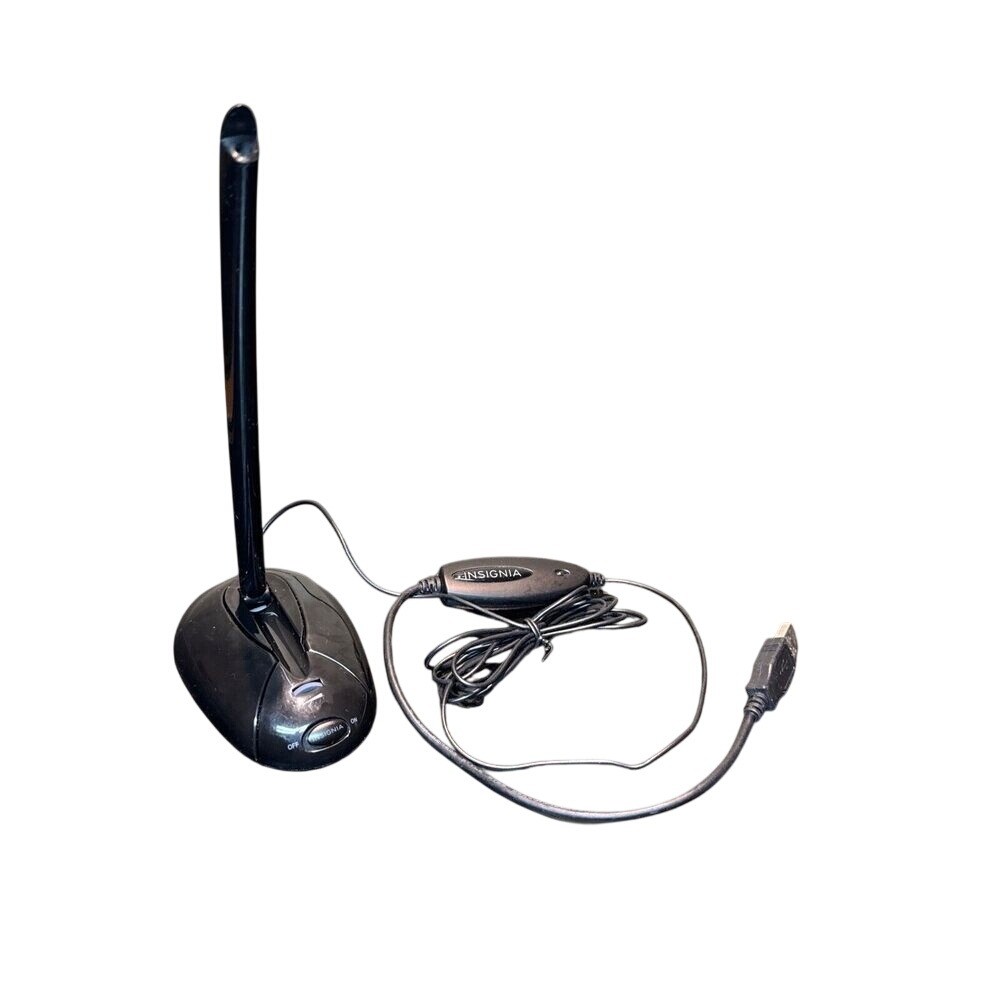 Insignia NS-PAUM50 USB Microphone for Computer Video Zoom Calls Black Working