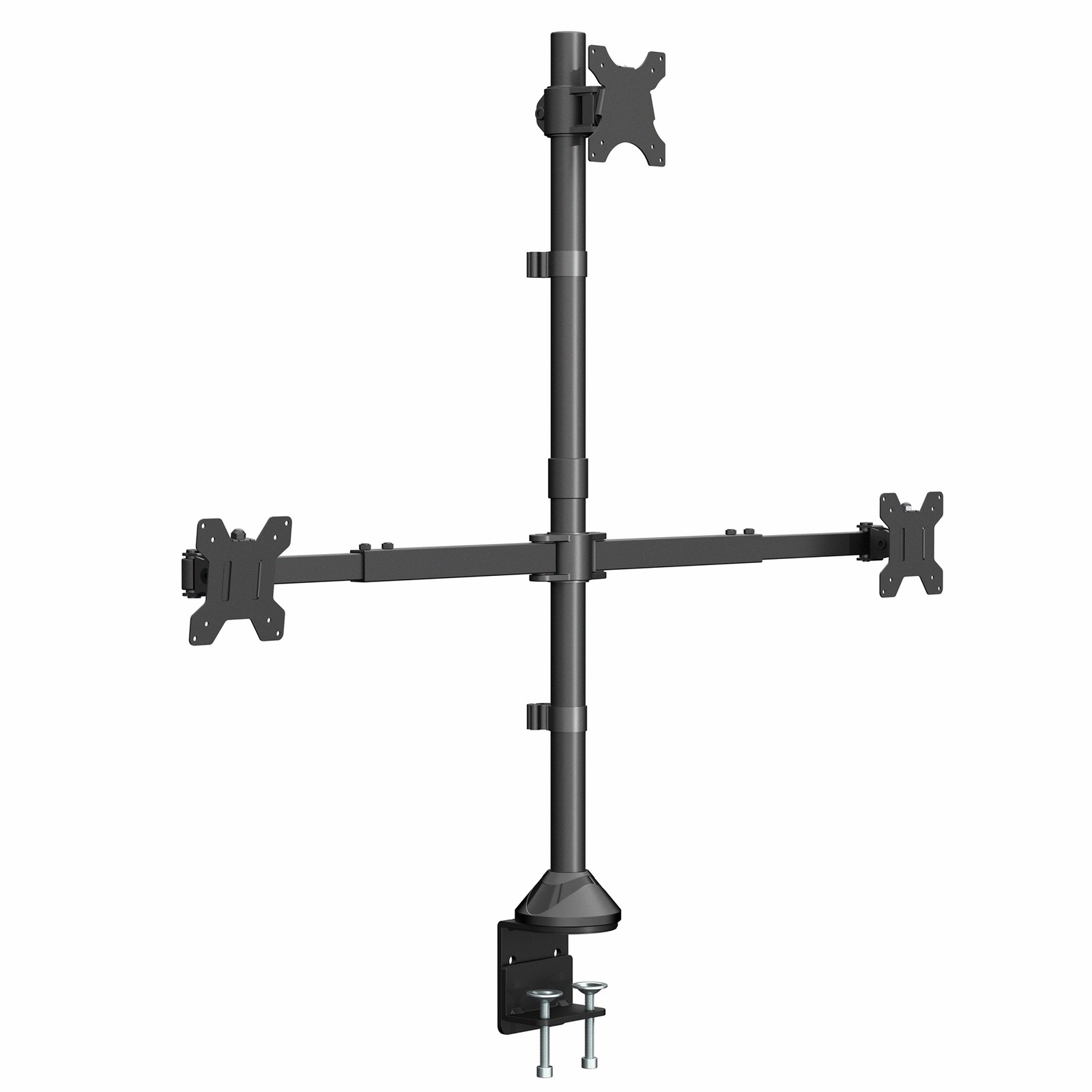 VIVO Telescoping Extra Tall Triple Ultrawide 27" to 38" Monitor Desk Mount