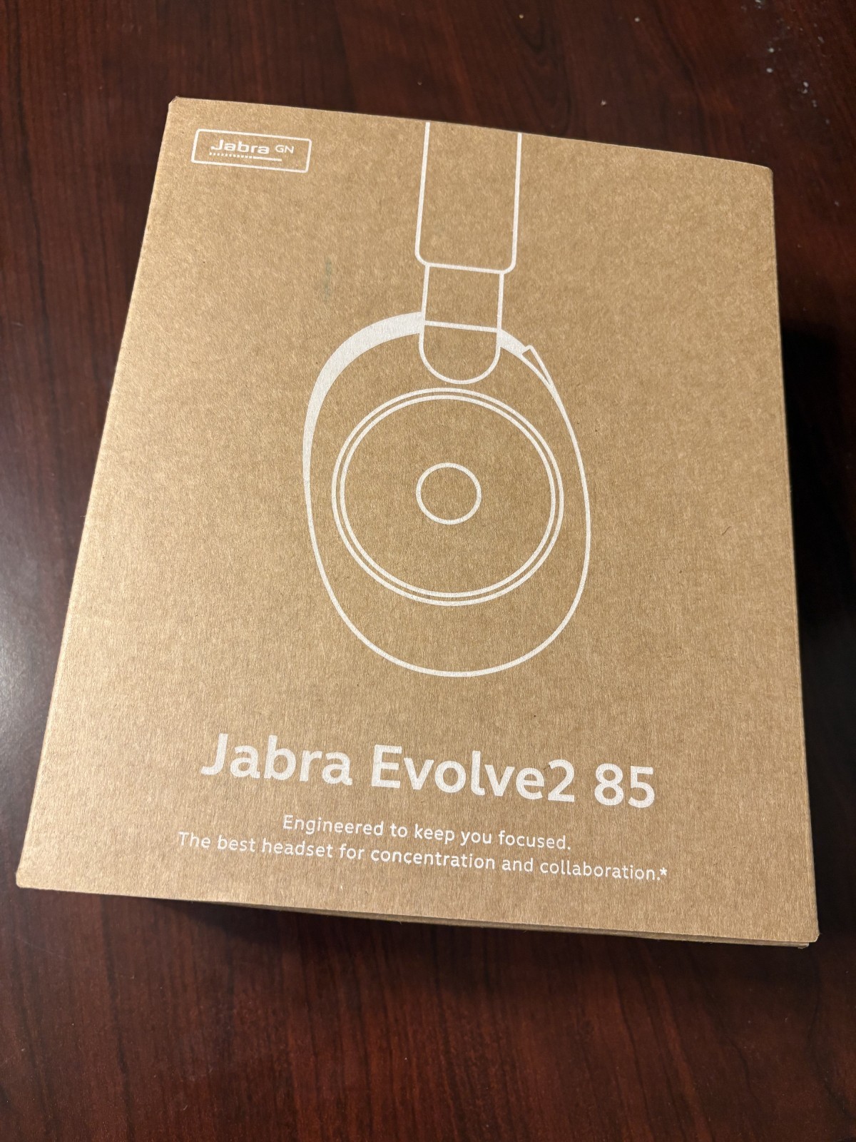 Jabra Evolve2 85 Noise-Canceling Wireless Over Ear Headset - Brand New
