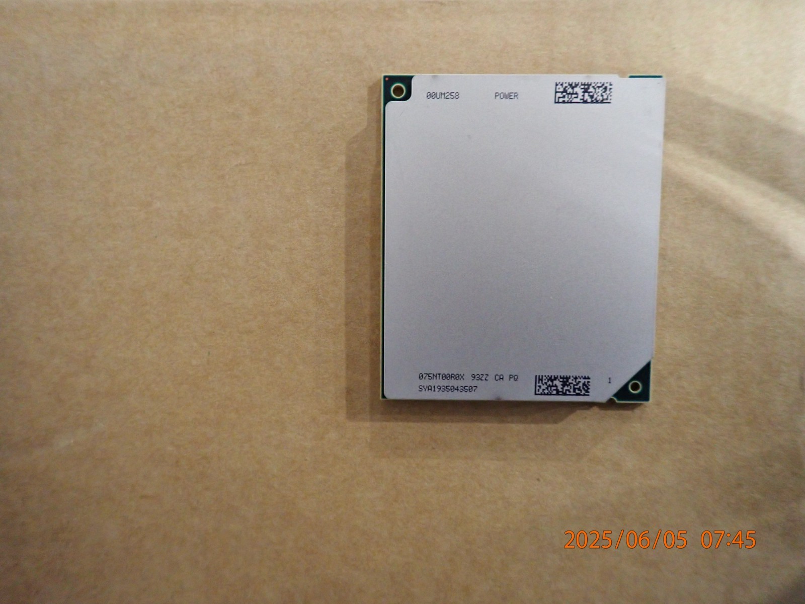 IBM 00UM258 10 Core 3.42GHz Power8 Server CPU System Processor