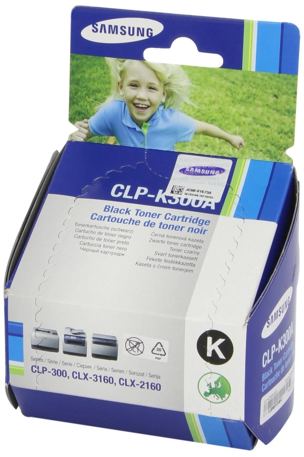 Samsung CLP-K300A Toner Cartridge Black 2K