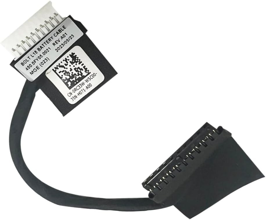 HSSDTECH Battery Cable Replacement for DELL Bolt L15 Latitude 3500 RC33W 0RC33W