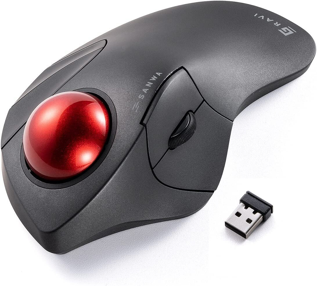 SANWA Wireless Track Ball Mouse GRAVI MAWBTTB138 Japan