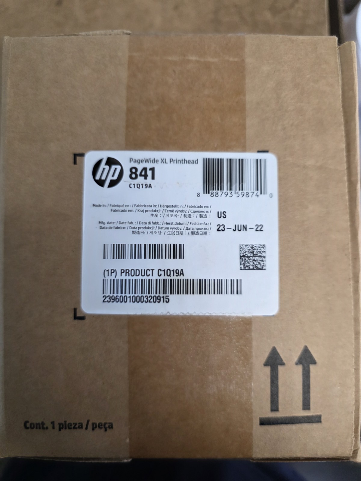 HP PageWide XL Printhead 841 New C1Q19A