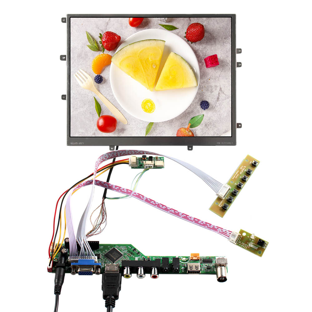 HD VGA AV USB LCD Board With 9.7 in LP097X01 1024×768 LCD Screen