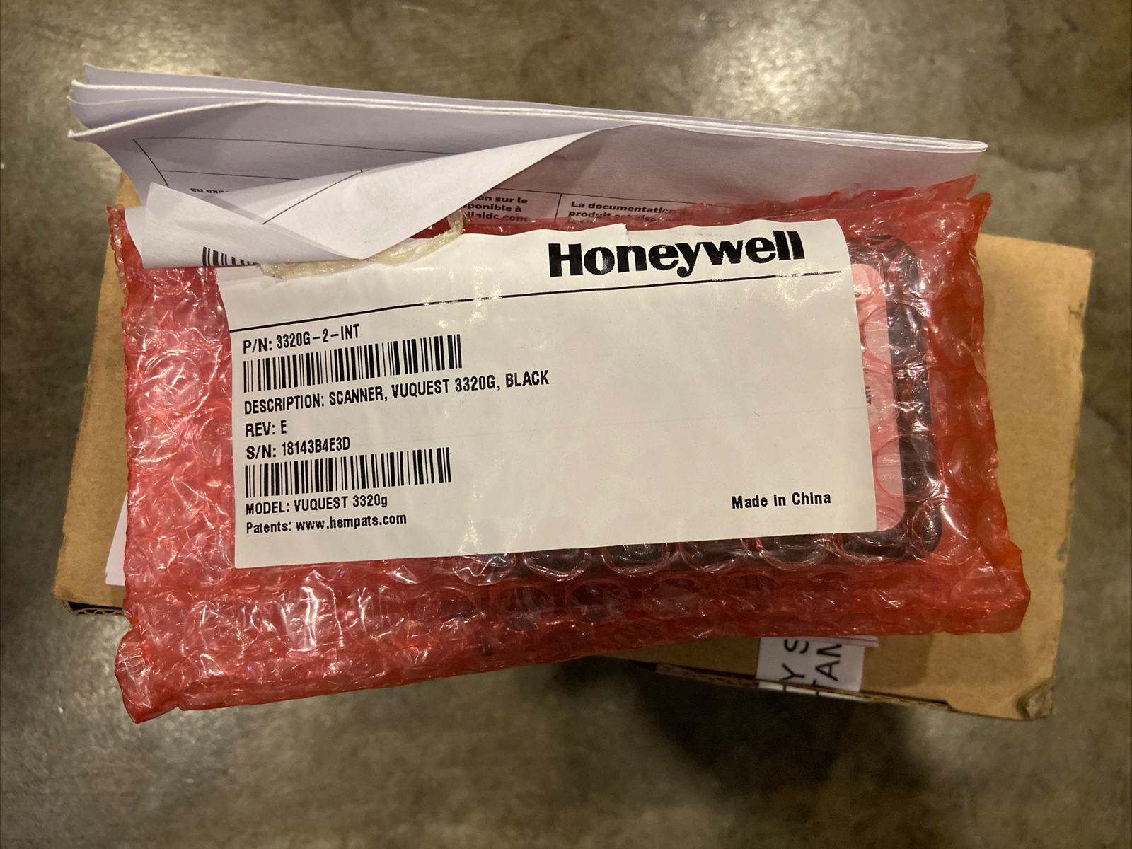 Honeywell Vuquest 3320G 3320G-2-INT USB 2D Area-Imaging Compact Barcode Scanner 