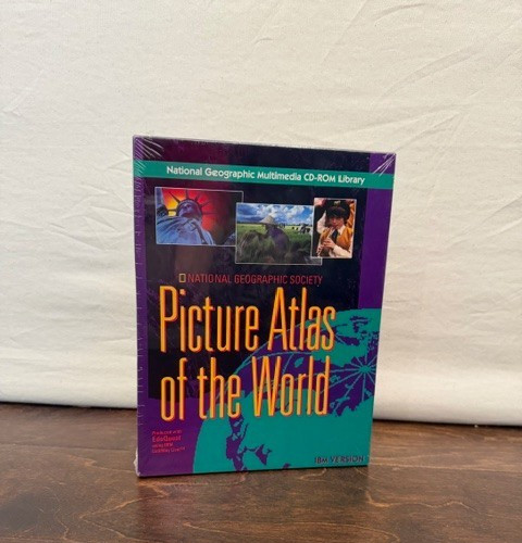 Vintage 1992 National Geographic Picture Atlas Of The World MPG IBM Version
