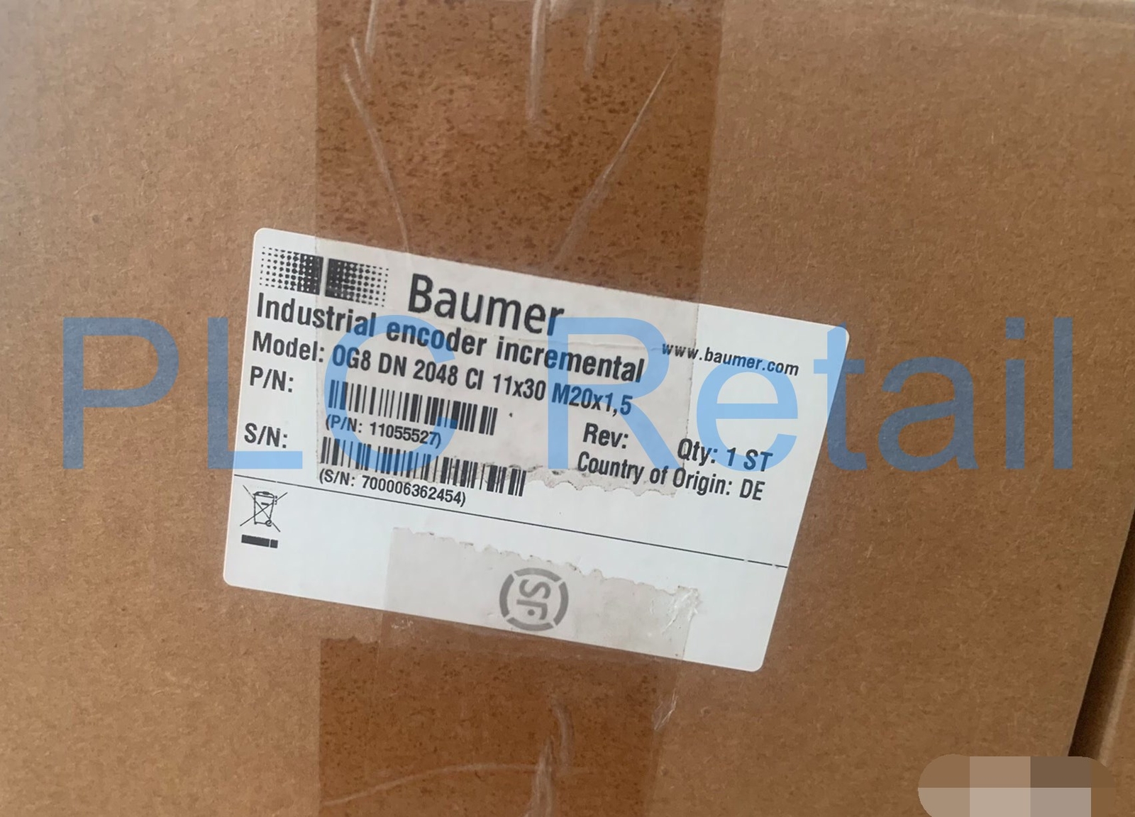 1PCS NEW Baumer sensor OG8 DN 2048 CI 11x30 M20x1,5 11055527 Fast delivery