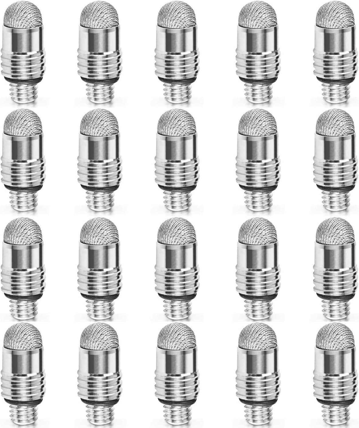 Mesh Fiber Replacement Tips for Touch-Screen Pen, Stylus Nibs (10 Pack)