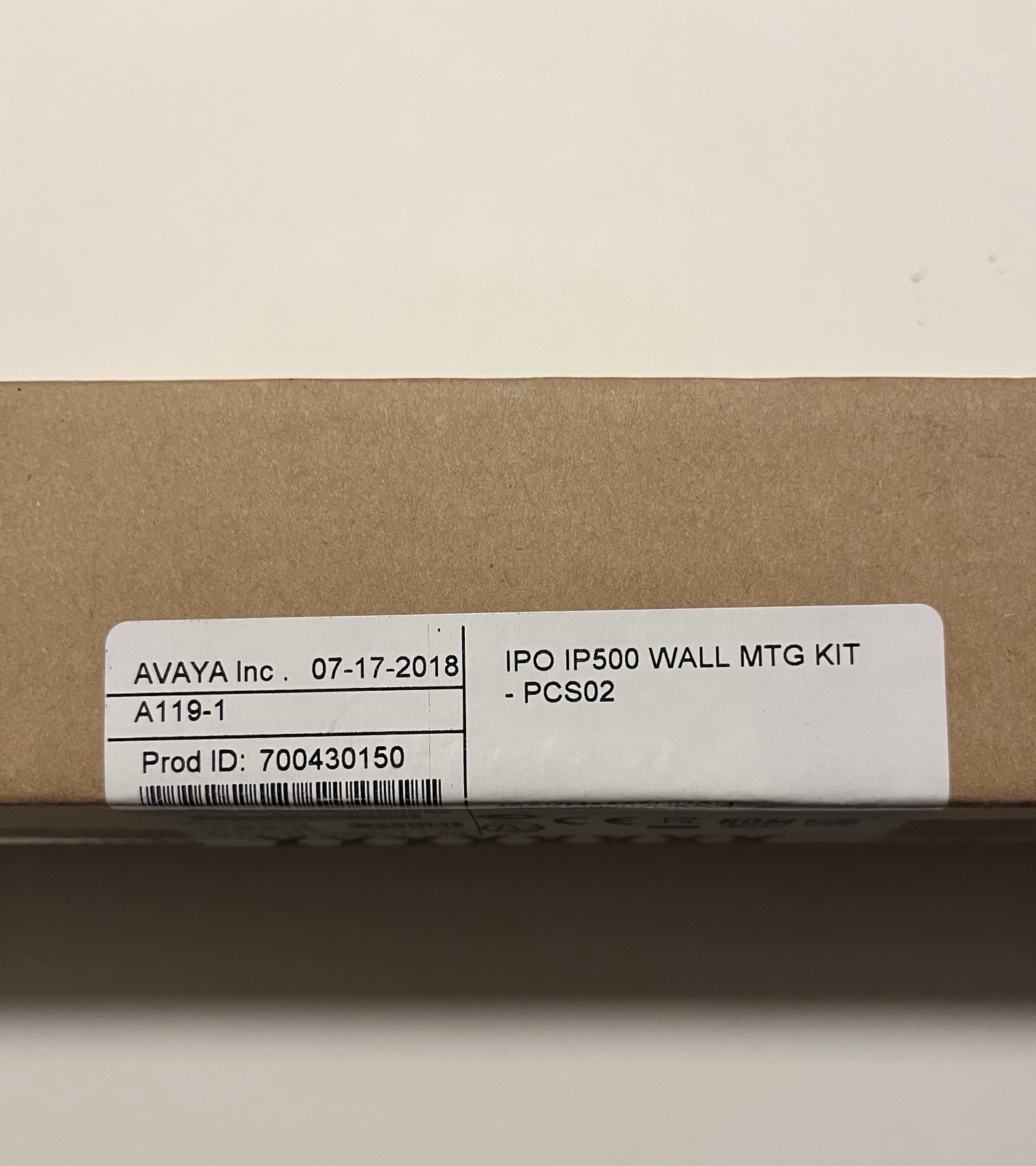 Avaya IPO IP500 Wall Mounting Kit PCS02 A119-1 700430150 Brown New