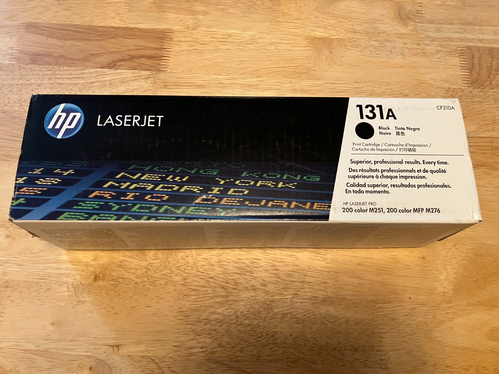 HP 131A Black Toner Cartridge  Brand New Sealed CF210A Exp 2014