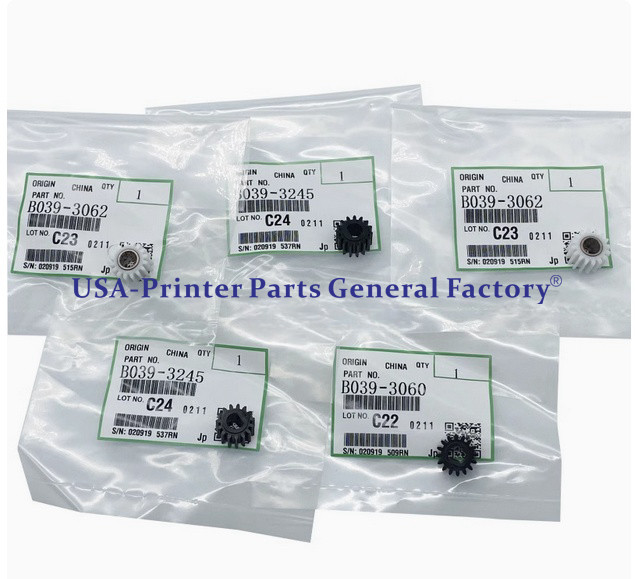 10SET ORIGINAL Developer Gear Kit For Ricoh Aficio 1015 2015 3030 1018 B039-3062