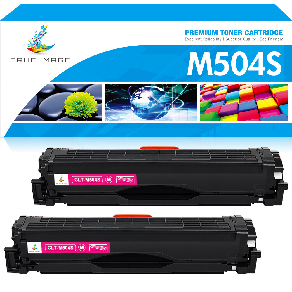 2PK CLT-M504S Toner Compatible for Samsung CLP-415N SL-C1810W C1860FW CLX-4195FN