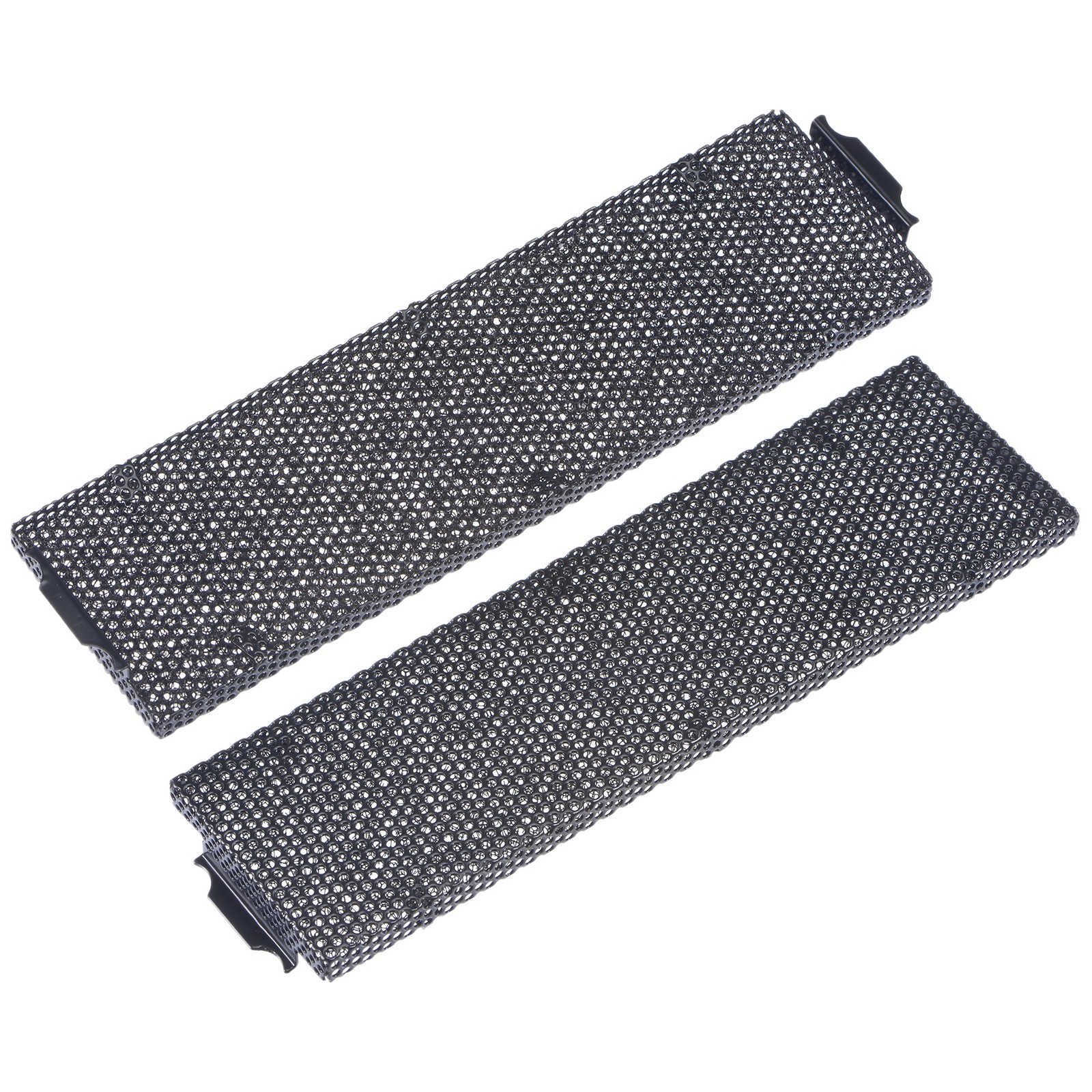 2 x Computer Dust Screen with Sponge for PC Case Airflow and Dustproof Black