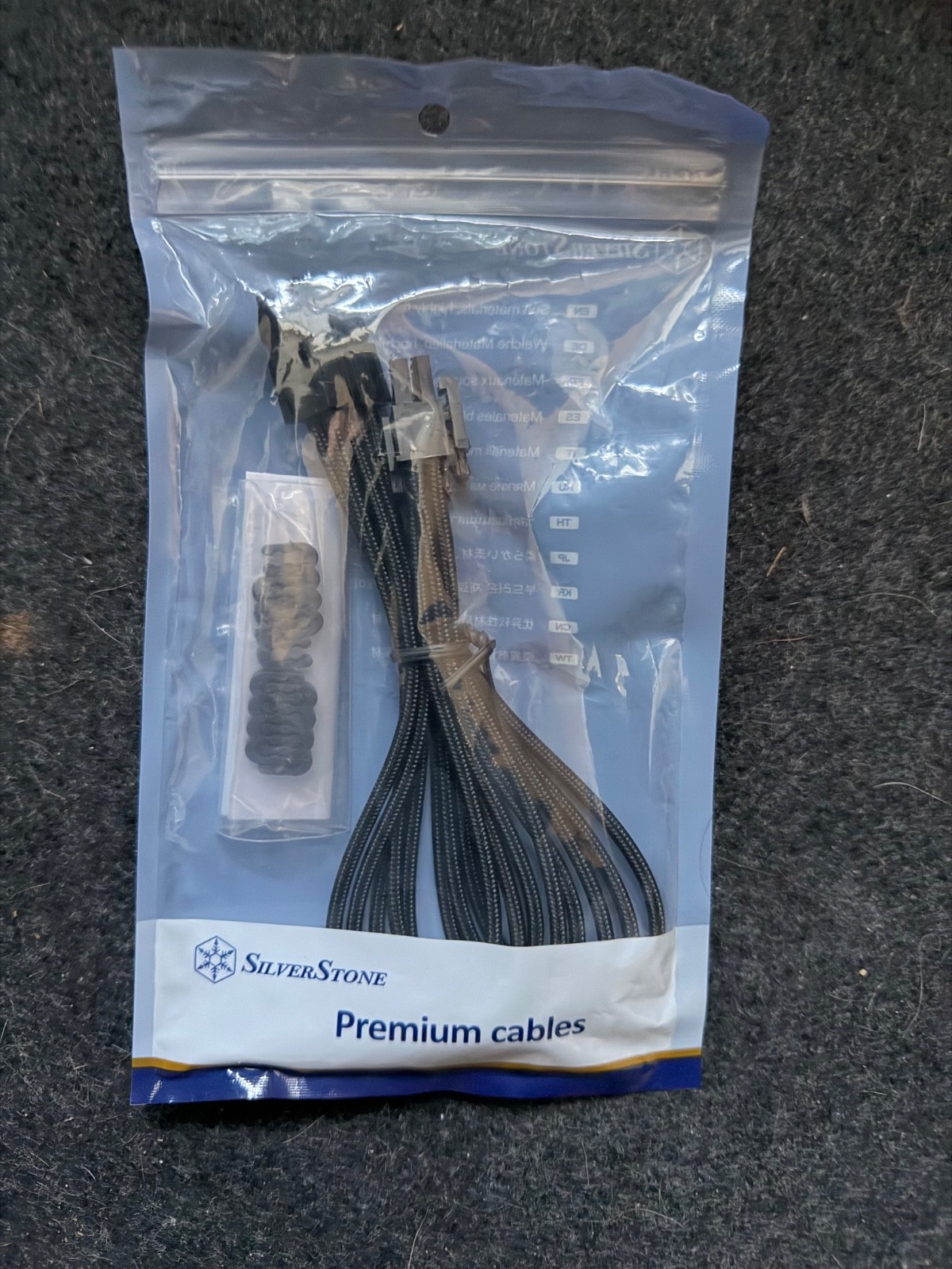 Silverstone SST-PP07E-EPS8B 1 x EPS 8(4+4)Pin (M) to 1 x EPS 8Pin (F) Cable NIB