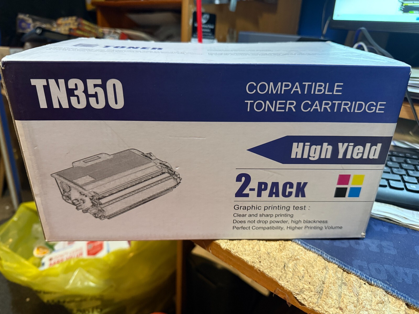 2 Pack TN350 Toner Cartridge