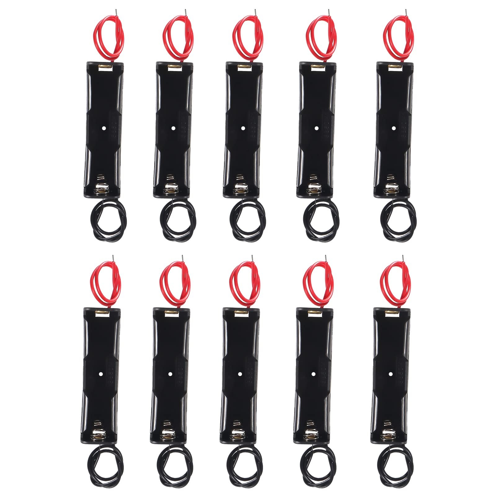 DIANN 10pcs 18650 Battery Holder Single 1x 3.7V 18650 1 Slot