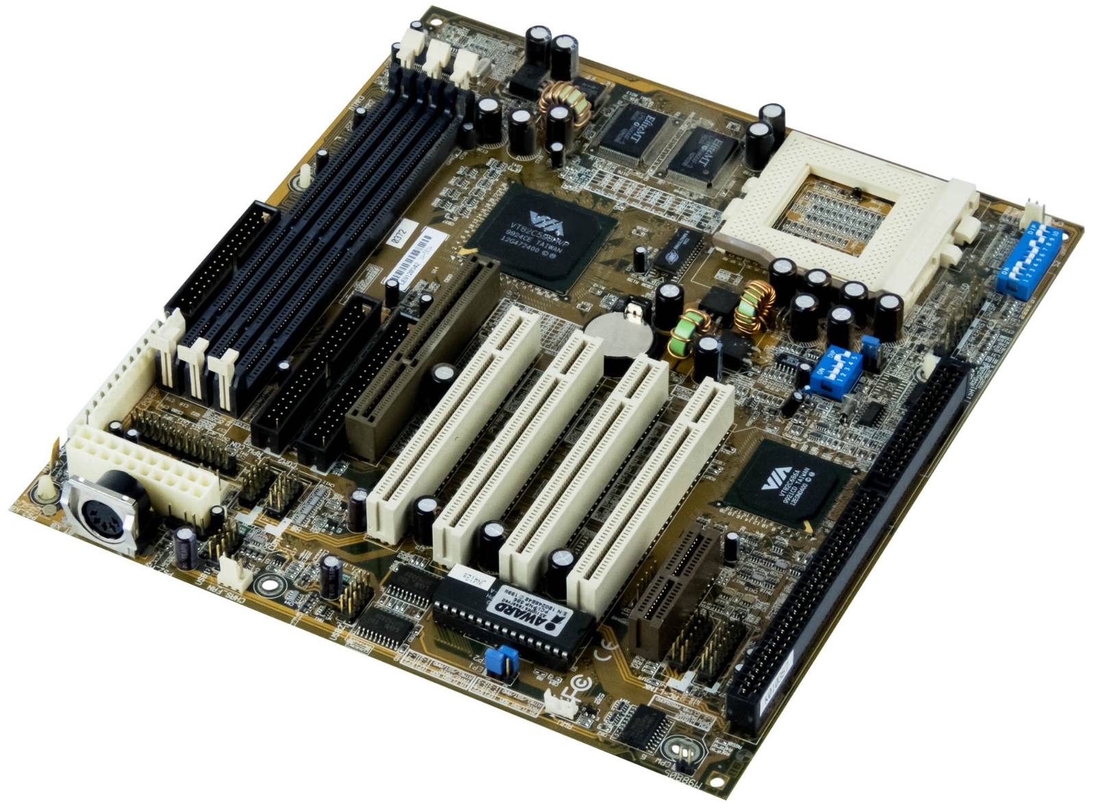AGILENT VA-503A SOCKET 7 3x SDRAM ISA 4x PCI AGP MOTHERBOARD