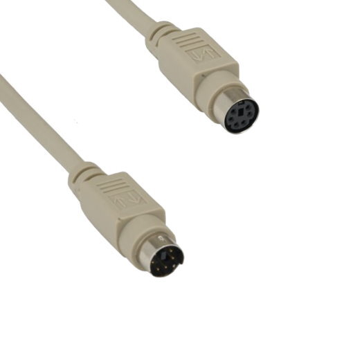 [Lot10] 3Ft MDIN 6 6Pin Male to Female Cable Shielded PS/2 Keyboard Mouse to PC