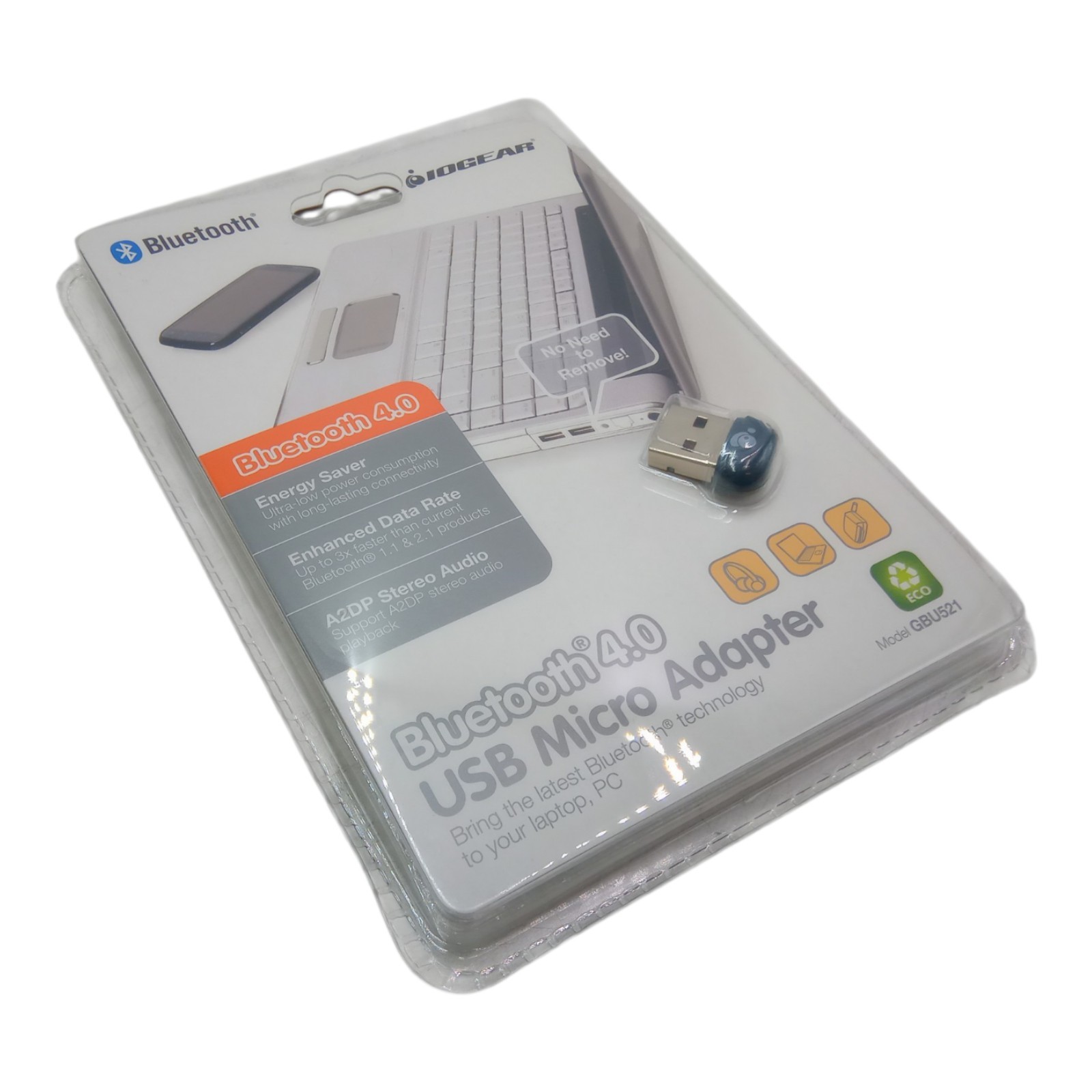 IOGEAR BLUETOOTH 4.0 USB MICRO ADAPTER, GBU521, E5-5 BRAND NEW