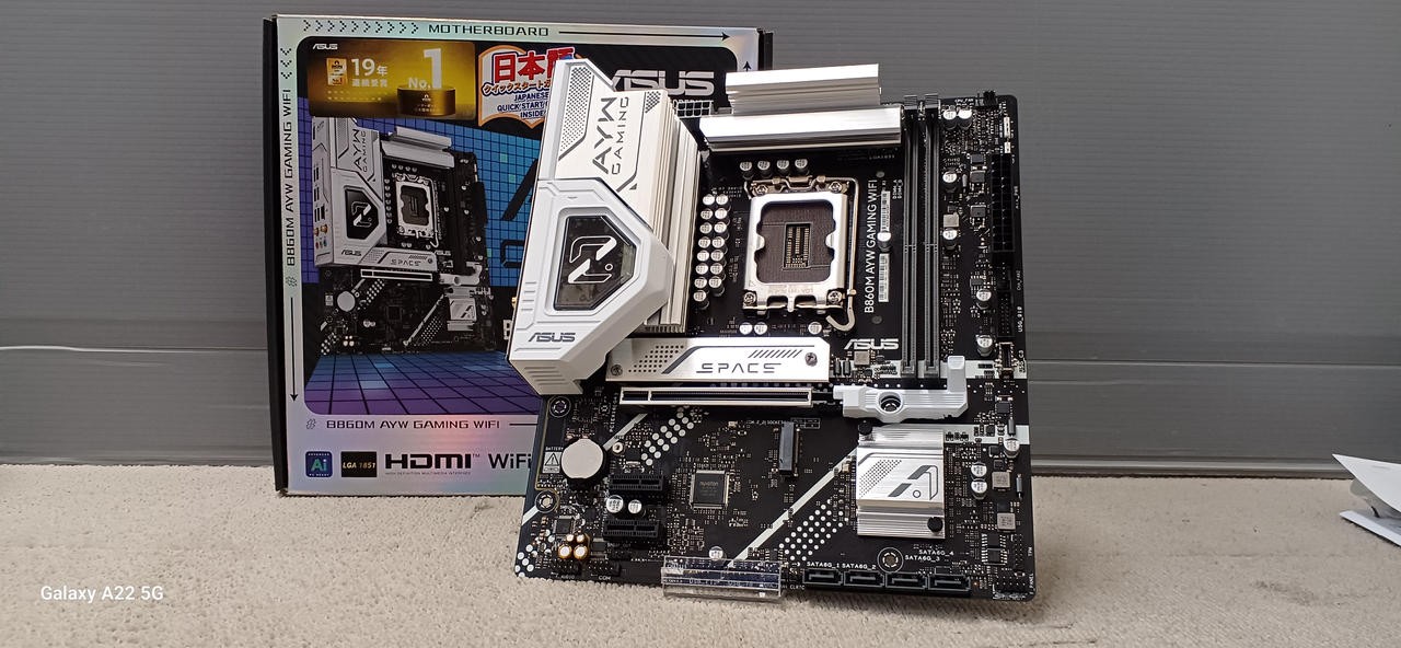 ASUS B860M AYW GAMING WIFI Motherboard Intel B860 Chipset 128GB Max Memory