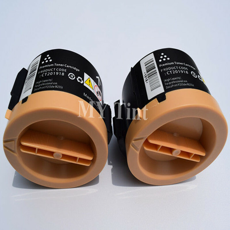 2 x Toner Cartridge CT201918 CT201919 For Fuji Xerox DocuPrint P255DW M255Z  