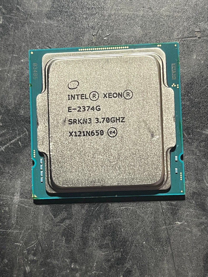 Intel Xeon E-2374G 4-Core 8-Thread LGA1200 3.7GHz 8MB 95W CPU w/ UHD P750